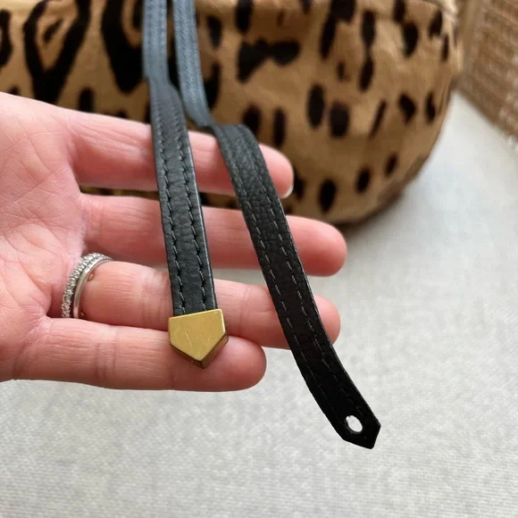 Jerome Dreyfuss Leopard Alain Haircalf Hobo Bag - Picture 3 of 16